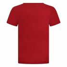 تيشيرت بالشعار باللون الاحمر للاولاد, 1, hi-res