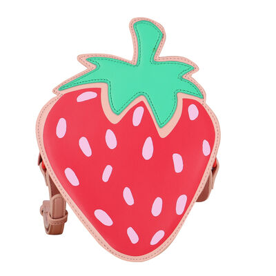 Girls Pink Strawberry Handbag