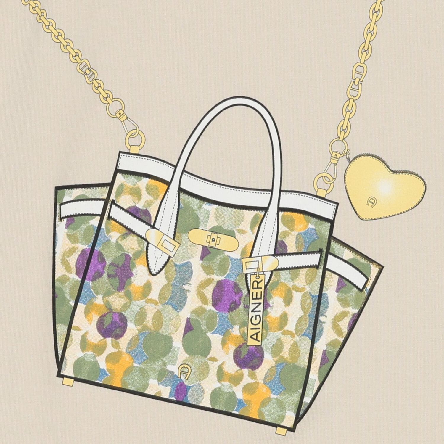 Girls Beige Crossbody Bag Dress, 2, hi-res