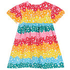 Younger Girls Multi-Colored Floral Dress, 1, hi-res