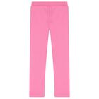 Girls Pink Logo Joggers, 1, hi-res