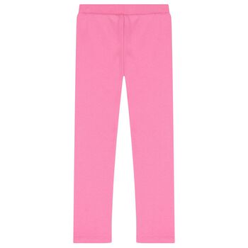 Girls Pink Logo Joggers