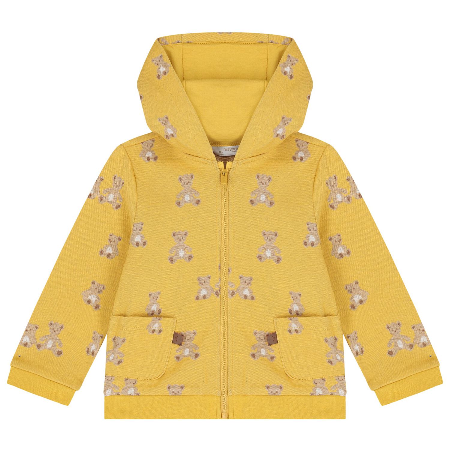 Baby Boys Yellow, Ivory & Beige Tracksuit (3 Piece), 1, hi-res