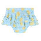 طقم فستان بنات بالزهور باللون الأزرق, 1, hi-res