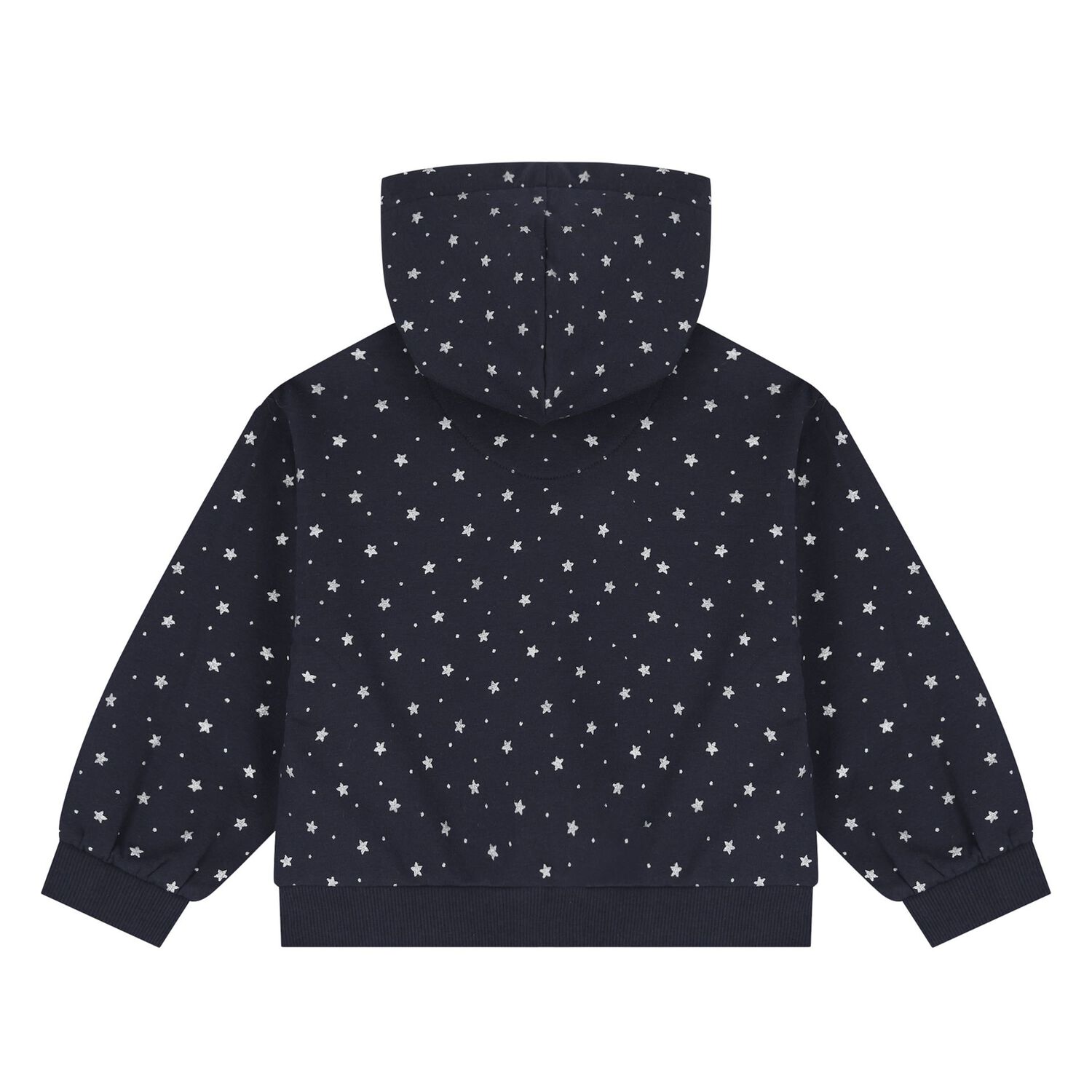 بدلة رياضية من 3 قطع للبنات الصغار باللون العاجي والأزرق الداكن, 1, hi-res