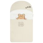 Ivory & Beige Leopard Logo Baby Nest, 1, hi-res