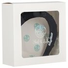 Girls Black Floral Tulle Headband, 1, hi-res