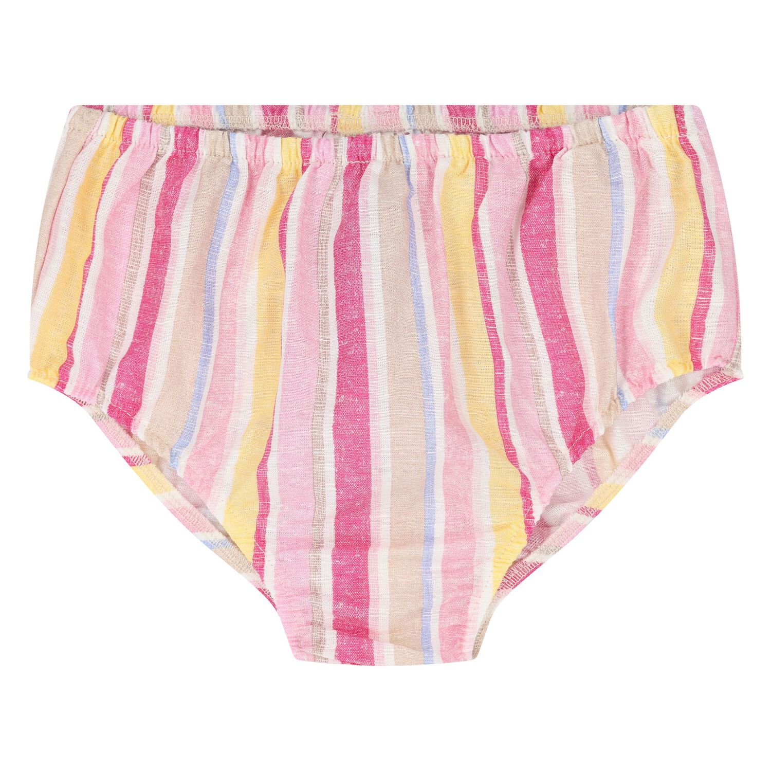 طقم فستان بنات مخطط متعدد الالوان , 1, hi-res