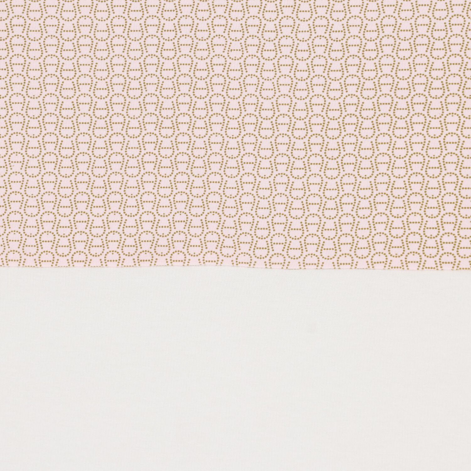 Baby Girls Ivory & Pink Logo Blanket, 3, hi-res