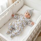 Baby Girls Blue & Gold Babygrow Gift Set, 1, hi-res