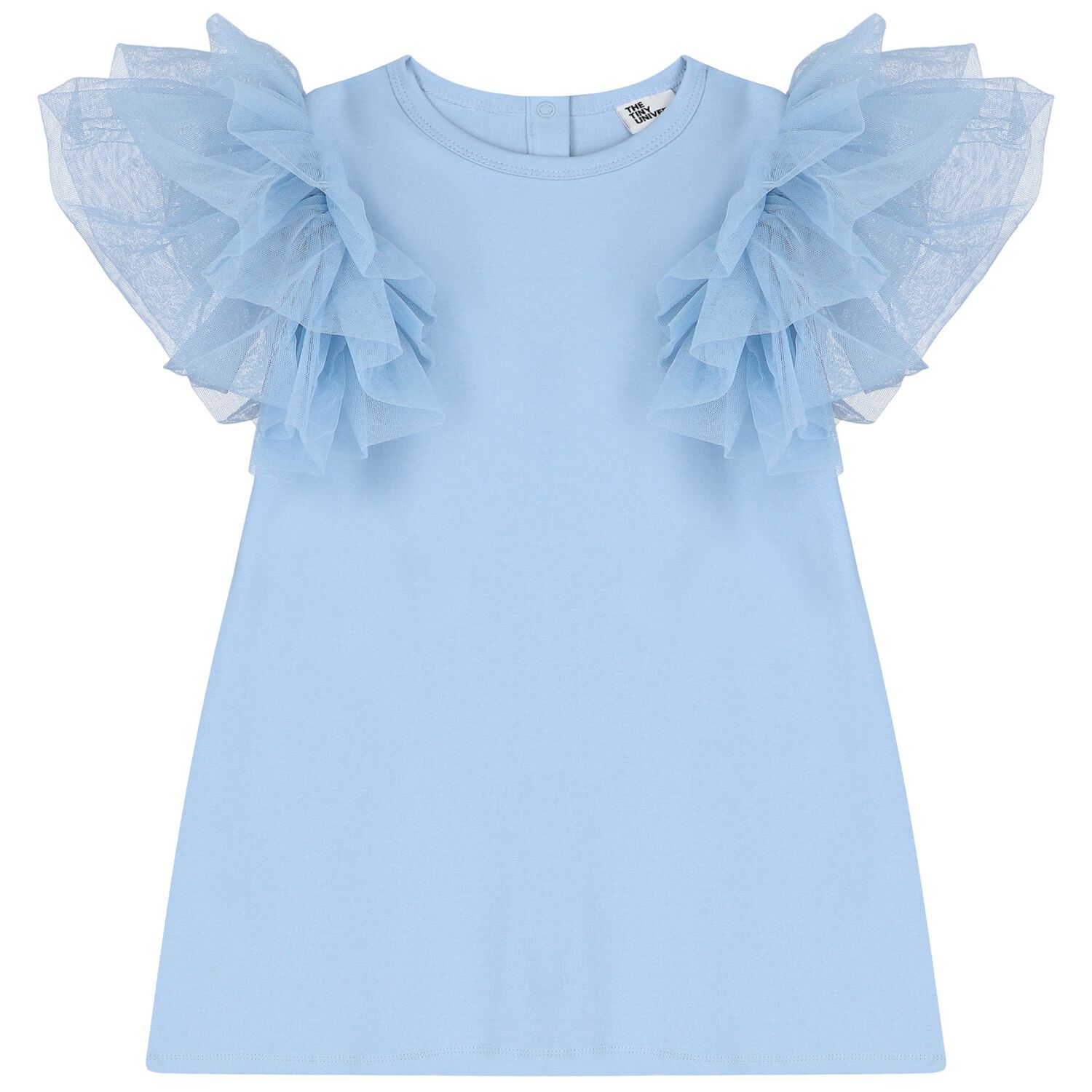 Girls Blue Tulle Dress, 2, hi-res image number null