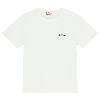 Boys White Logo T-Shirt