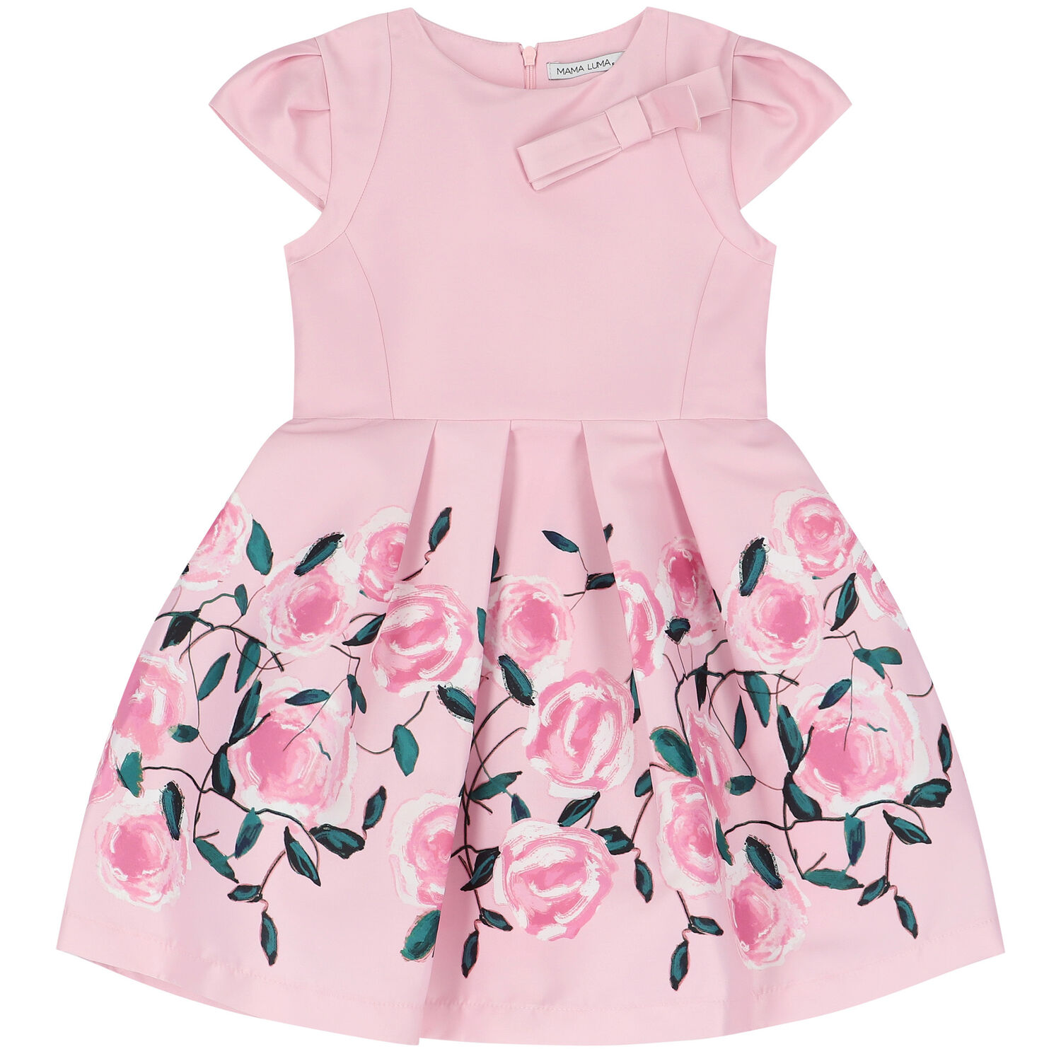 Girls Pink Floral Dress, 1, hi-res image number null