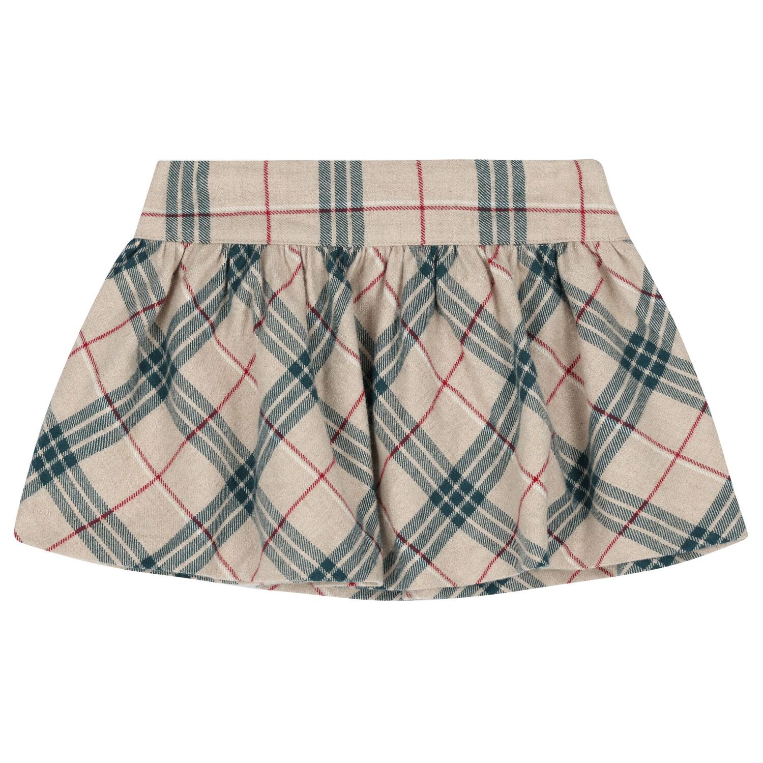 Younger Girls Green & Beige Skirt Set, 1, hi-res image number null