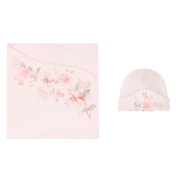 Baby Girls Pink Blanket Set