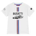 Younger Boys White Logo T-Shirt, 1, hi-res