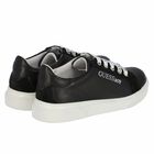 Boys Black Logo Trainers, 1, hi-res