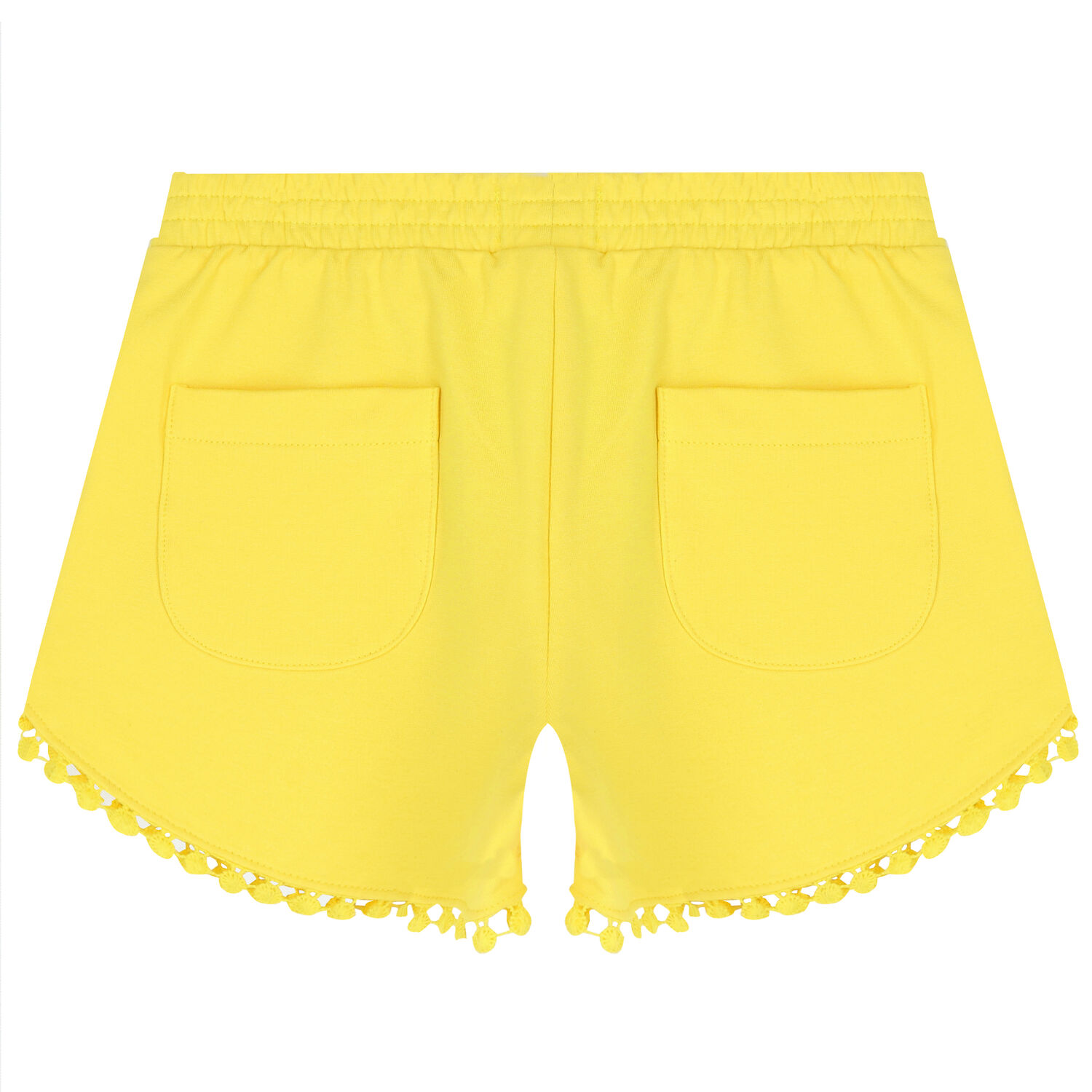 Girls Yellow Shorts, 1, hi-res