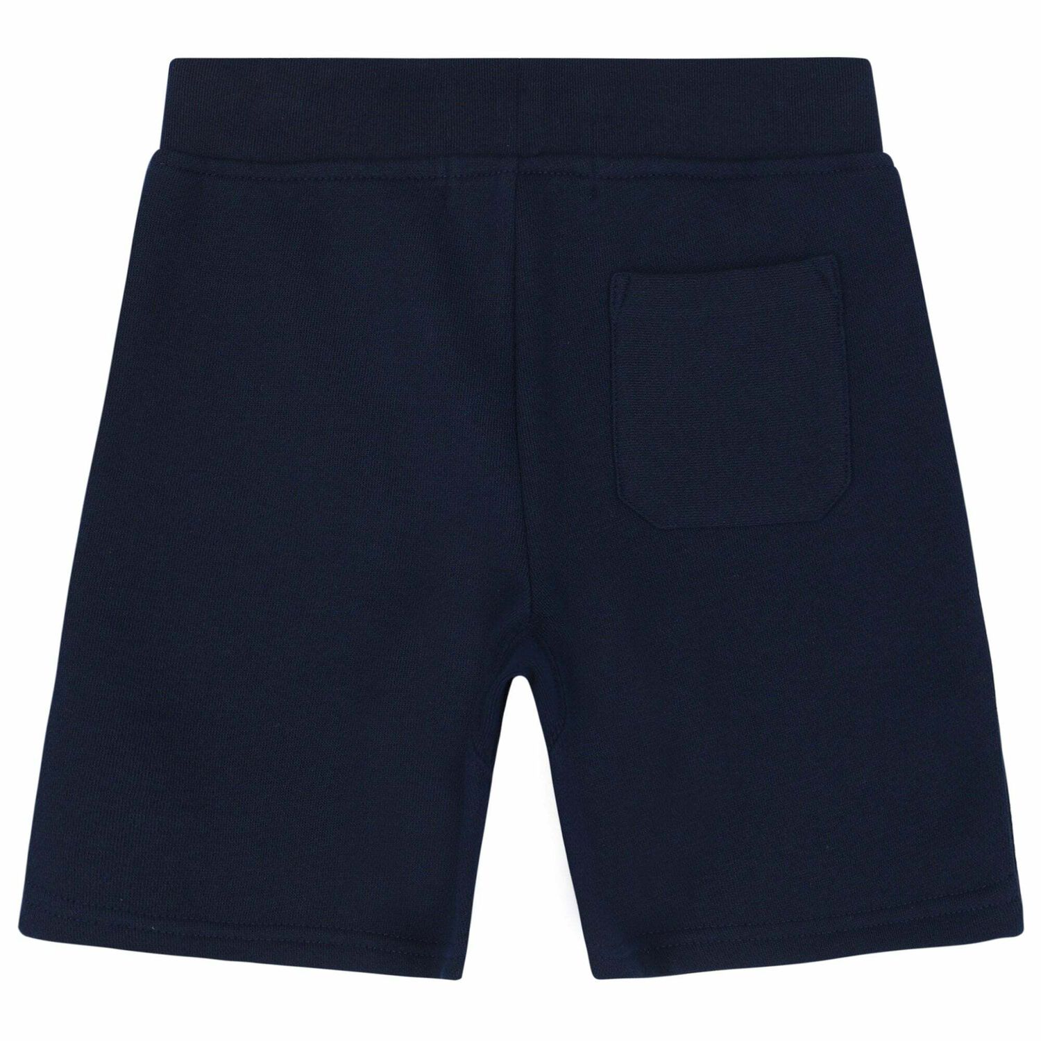 Boys Navy Logo Shorts, 2, hi-res