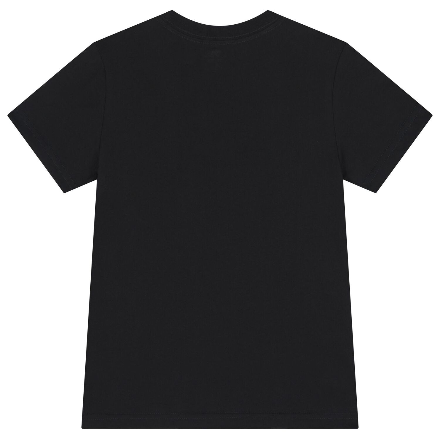 Boys Black Logo T-Shirt, 1, hi-res