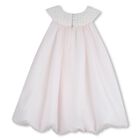 Girls Mini Me Pink Bow Organza Dress, 1, hi-res
