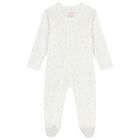 Baby Girls White & Pink Babygrows ( 2 Pack ), 4, hi-res