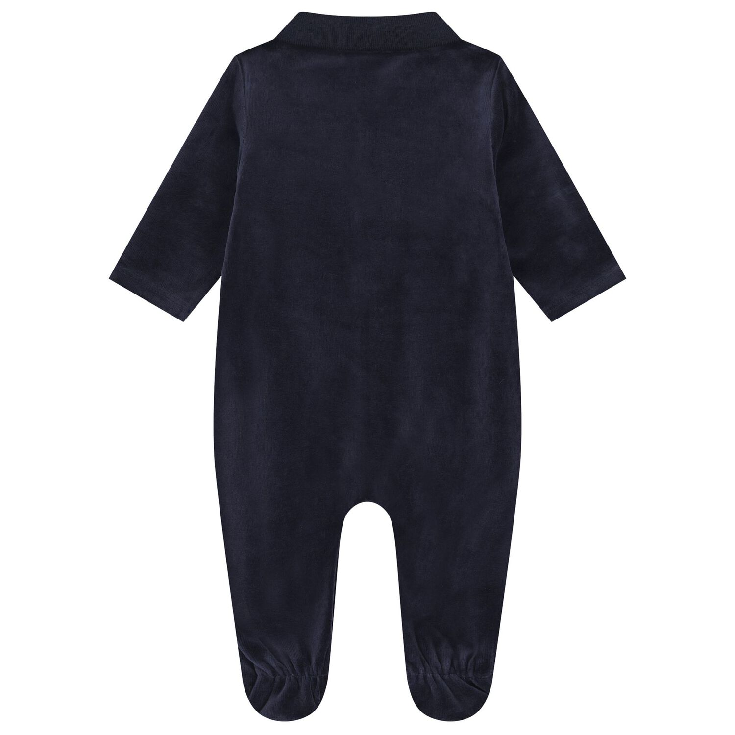 Baby Boys Navy Blue Logo Babygrow, 2, hi-res