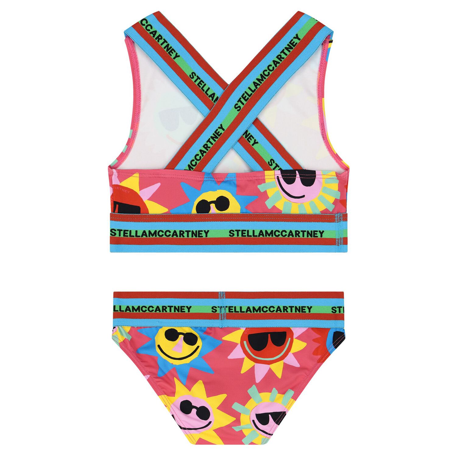 Girls Pink Sun Biniki, 1, hi-res