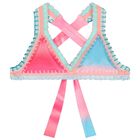 Girls Multi-Coloured Embroidered Bikini, 2, hi-res