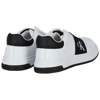 White Logo Trainers