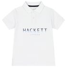 تيشيرت بولو اولاد بالشعار باللون الابيض , 3, hi-res