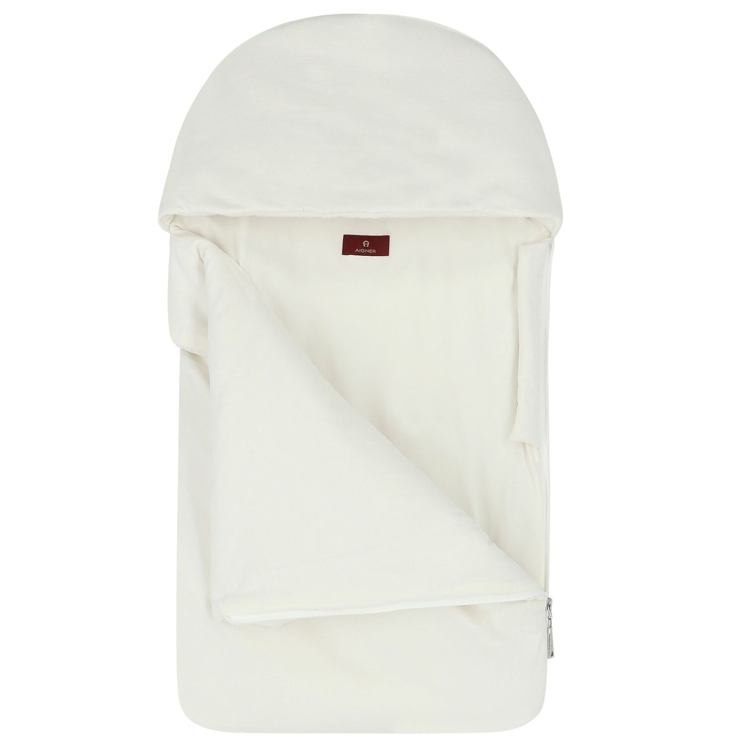 Baby Girls Ivory Heart Logo Nest, 1, hi-res