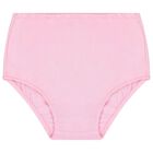  فستان  بنات جيرسي قطني بطبعة الزهور باللون الوردي  للأطفال , 1, hi-res