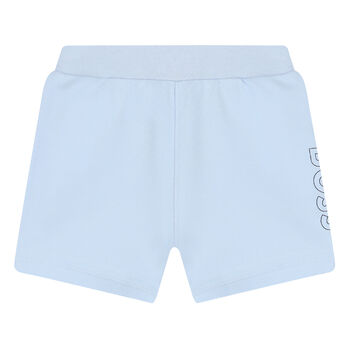 Baby Boys Blue Logo Shorts