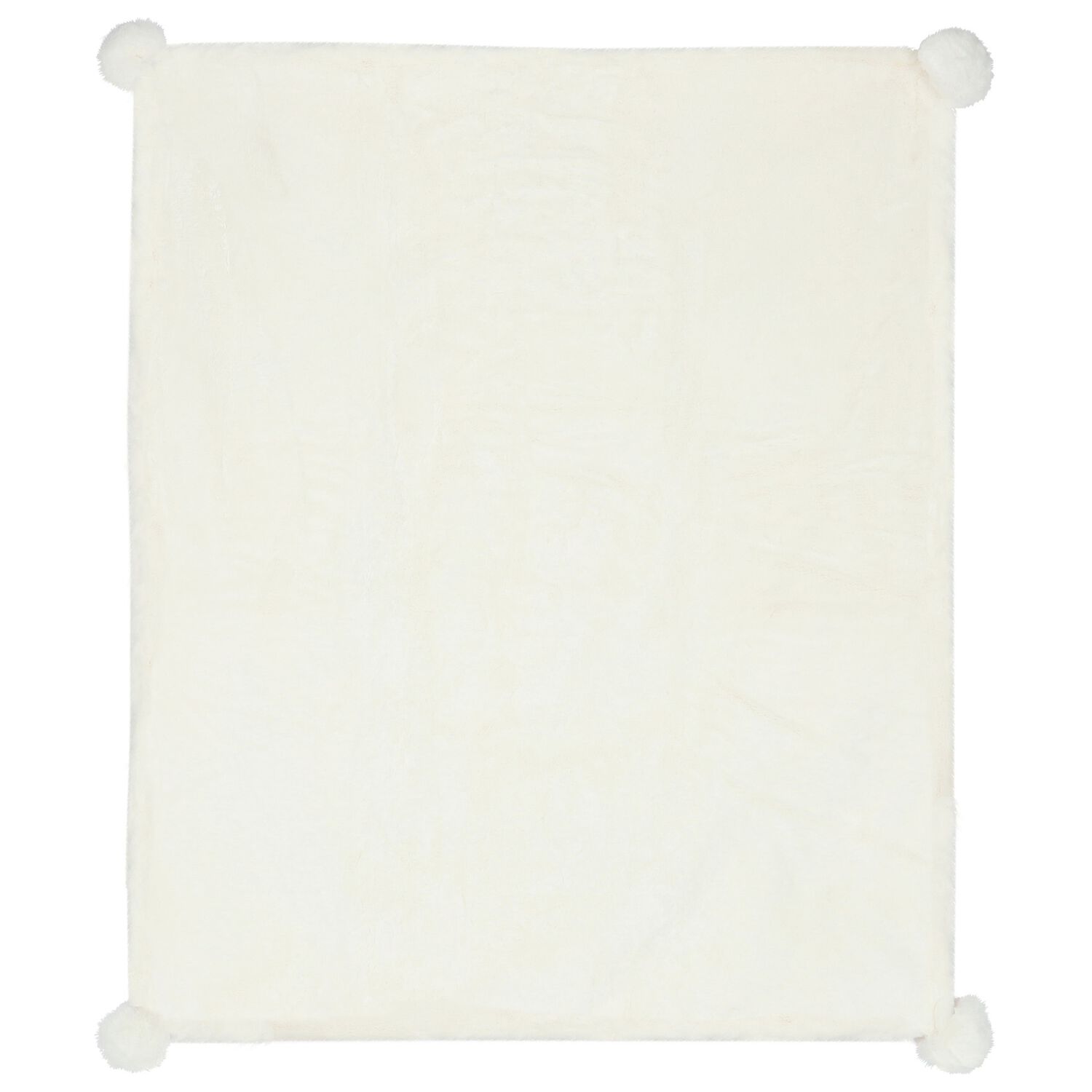 Ivory Faux Fur Baby Blanket, 4, hi-res image number null