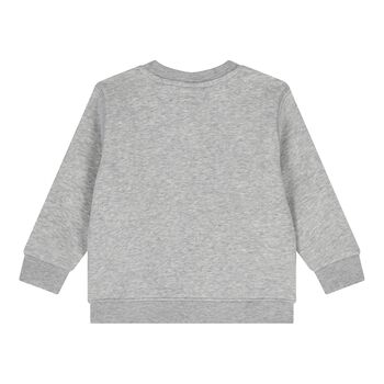 Baby Boys Grey Polo Bear Sweatshirt