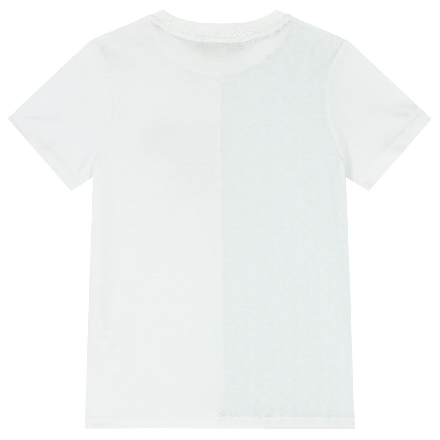 Boys White Logo T-Shirt, 2, hi-res image number null