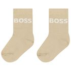 Baby Boys Multi-Coloured Logo Socks ( 3-Pack ), 1, hi-res