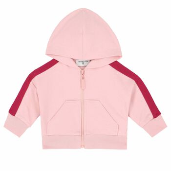 Baby Girls Pink Hooded Top