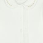 Baby Girls White Tulle Babygrow, 1, hi-res