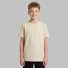 Boys Beige Logo T-Shirt, 9, hi-res