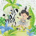 فستان بطبعة جرافيك باللون الابيض, 1, hi-res