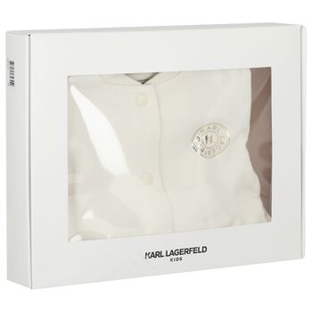 طقم بدله رياضيه باللون الابيض والوردى ( 3 قطع ) 