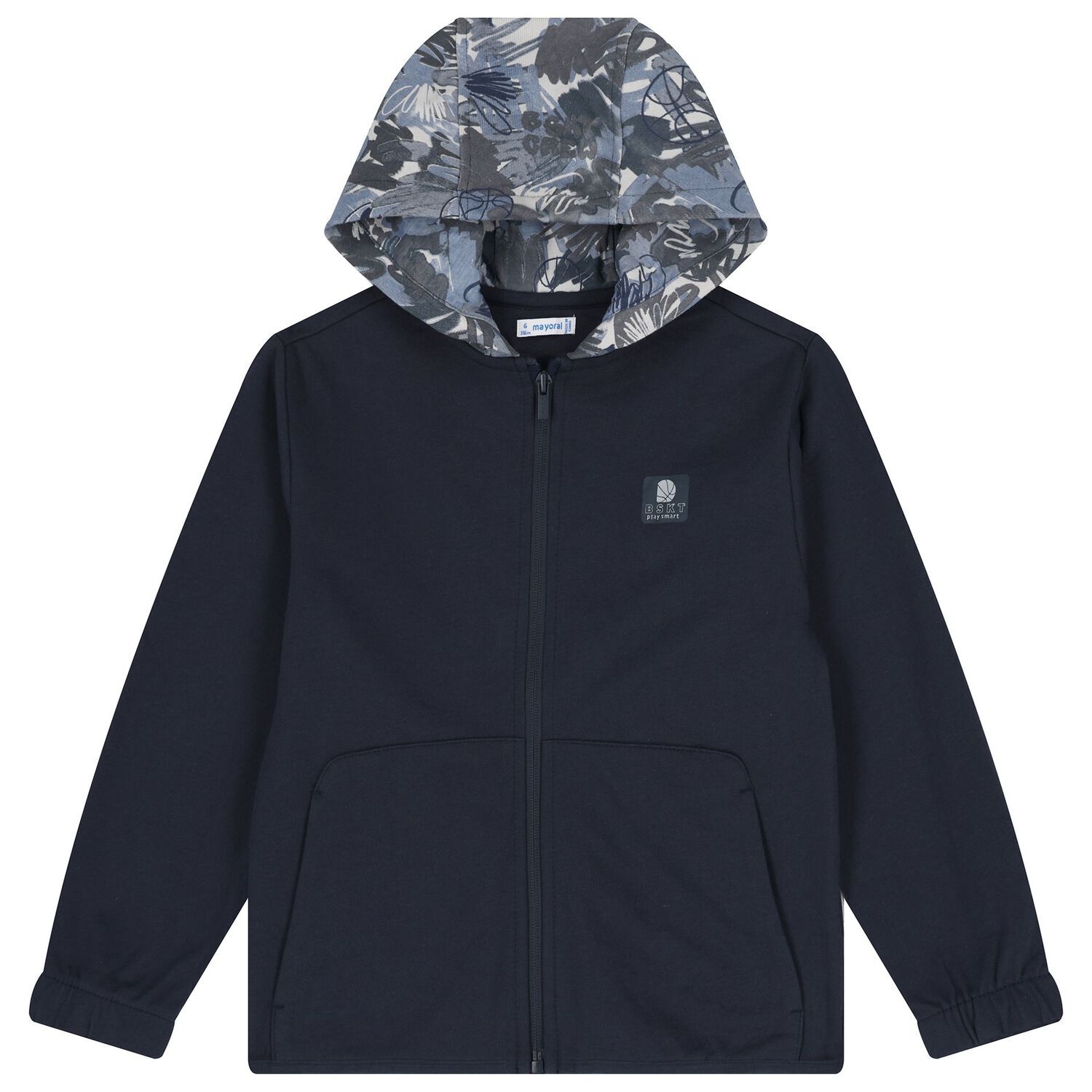 Boys Navy Blue & Blue Tracksuit Set (3 Piece), 1, hi-res