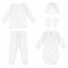 طقم هدية باللون الابيض والوردى للبنات , 1, hi-res