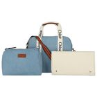 Denim Blue Logo Baby Changing Bag, 1, hi-res