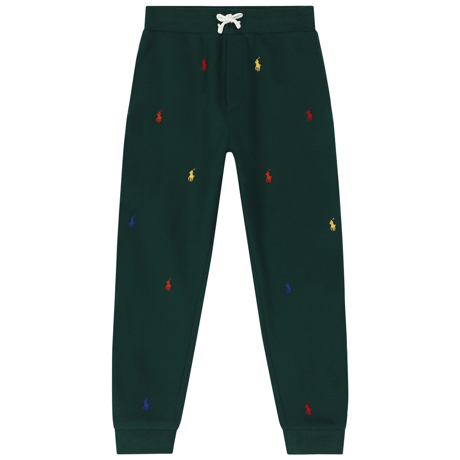 Boys Green Logo Joggers, 1, hi-res