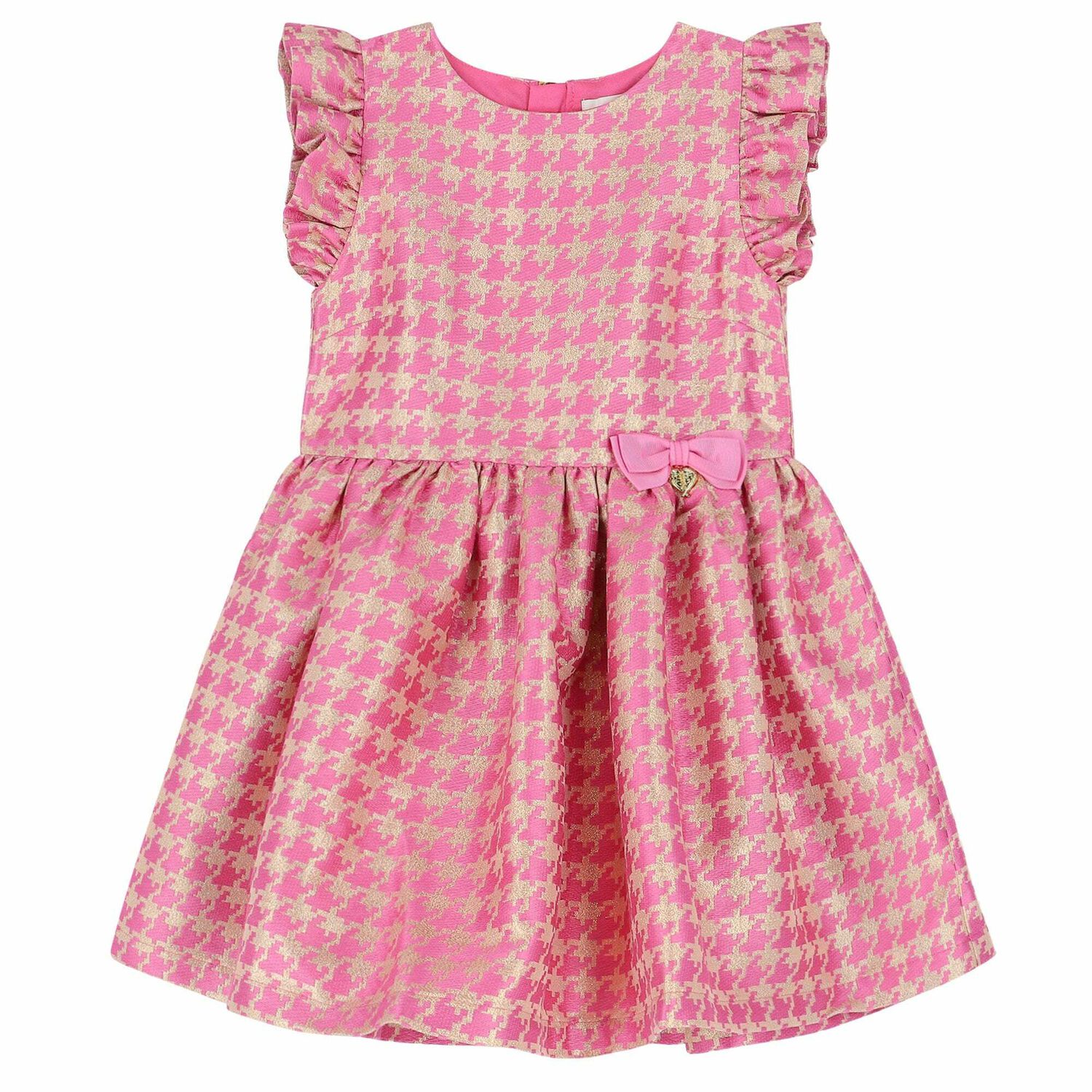 Girls Gold & Pink Dress, 3, hi-res image number null