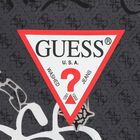 بدلة رياضية سوداء بشعار للأولاد الصغار, 1, hi-res