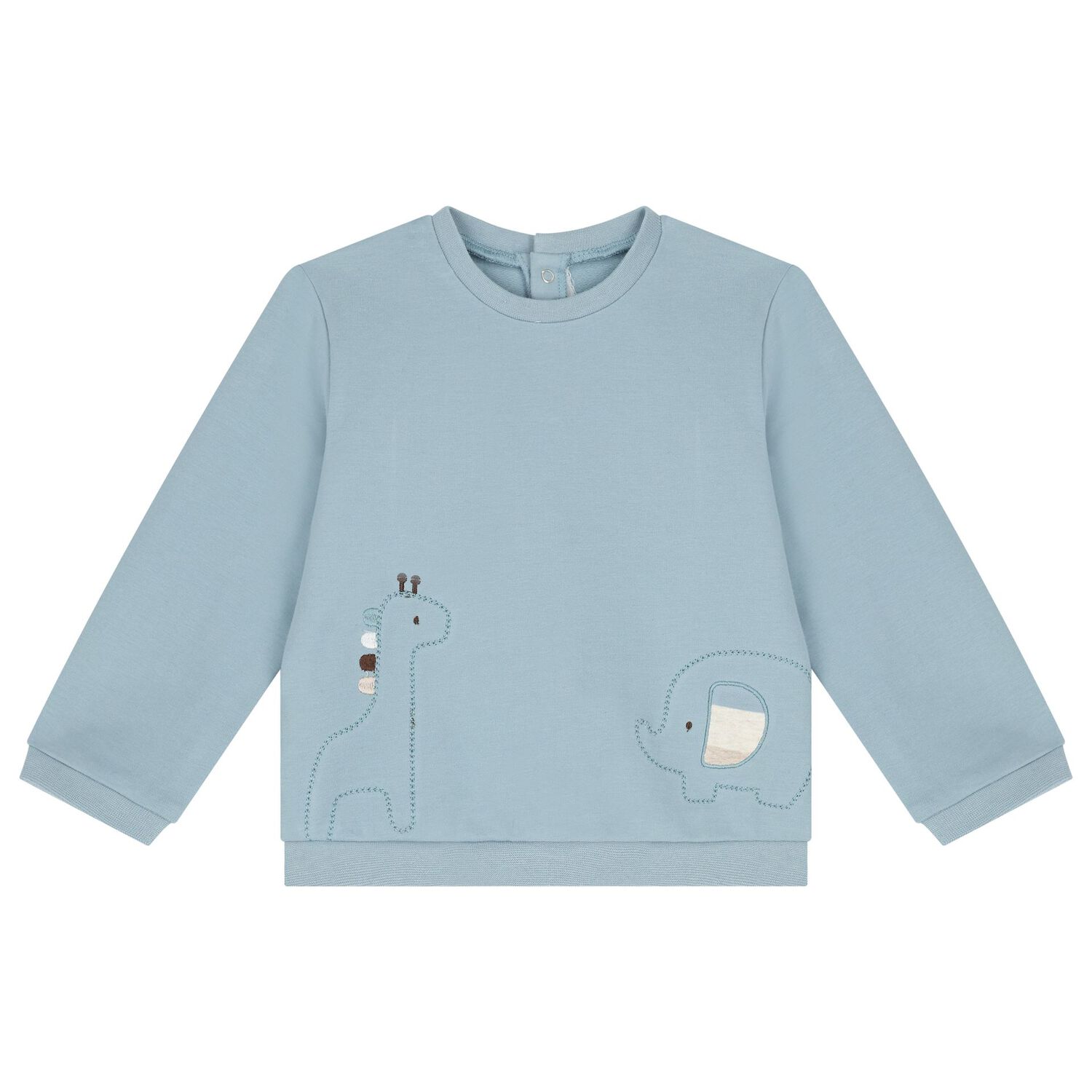 Baby Boys Blue & Ivory Tracksuits ( 2-Pack ), 1, hi-res